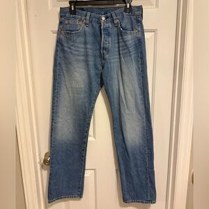 Levi's Light Blue Straight Jeans